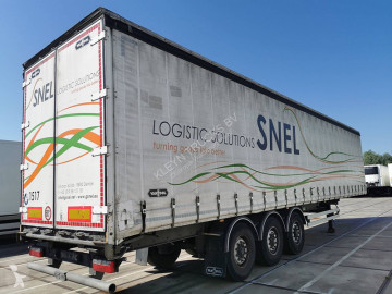 Semitrailer skjutbara ridåer (flexibla skjutbara sidoväggar) Van Hool