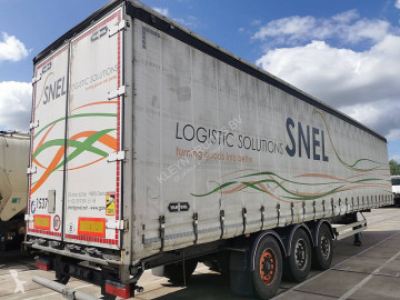 Semitrailer skjutbara ridåer (flexibla skjutbara sidoväggar) Van Hool