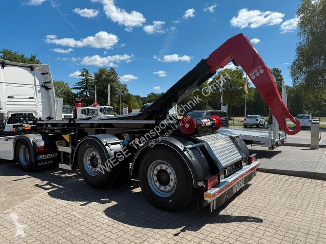 Semitrailer  WIESE Hakenlift- WAK 2-32 SK...