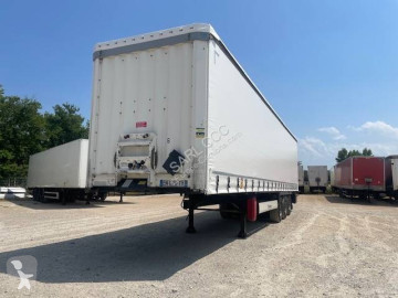 Semitrailer skjutbara ridåer (flexibla skjutbara sidoväggar) Krone