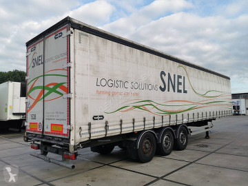 Semitrailer skjutbara ridåer (flexibla skjutbara sidoväggar) Van Hool