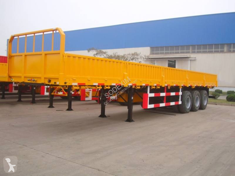Semitrailer Sodexim PLATEAU RIDELLES 40' /...