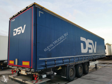Semitrailer skjutbara ridåer (flexibla skjutbara sidoväggar) Krone