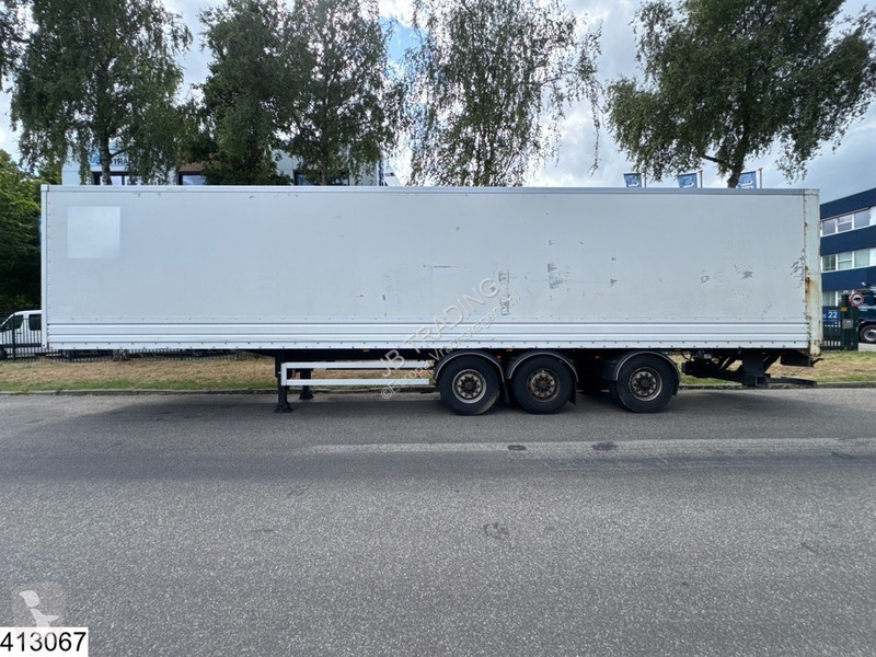 Semirimorchio Van Hool gesloten bak Dhollandia