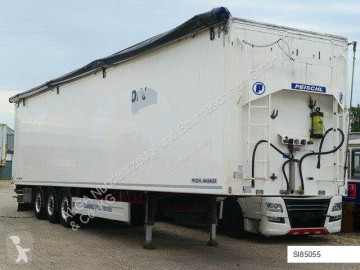 Semitrailer flak rörligt underlag