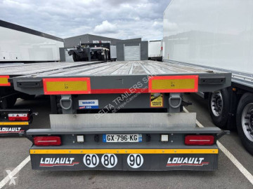 Semitrailer platta Louault