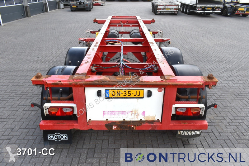 Semitrailer Pacton TXC 233 | 20ft * 2980 Kg *...