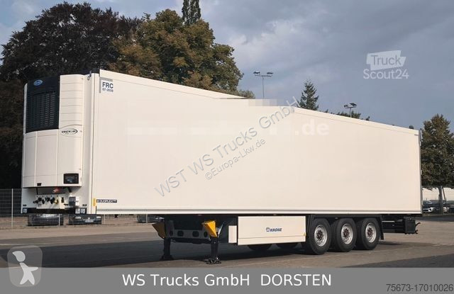 Semitrailer Krone Kühlauflieger Carrier Vector...