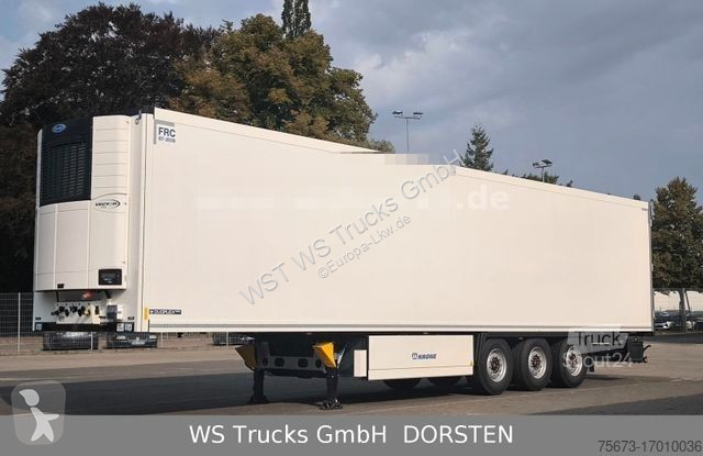 Semitrailer Krone Kühlauflieger Carrier Vector...