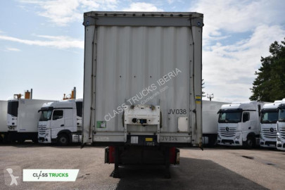 Semitrailer skjutbara ridåer (flexibla skjutbara sidoväggar) Krone