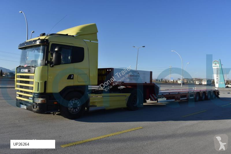 Oplegger Donat 4 axle lowbed without ramps -...