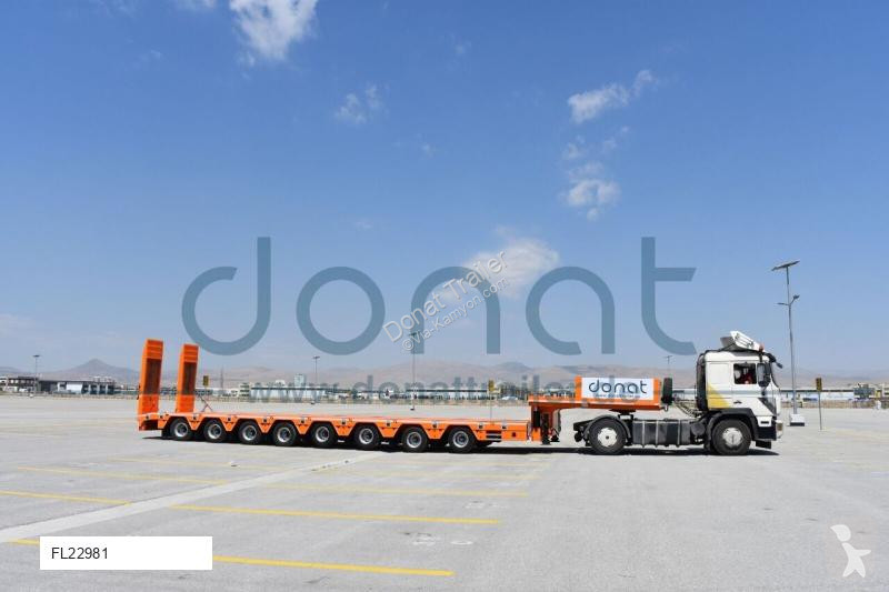 Semiremorca Donat 8 axle lowbed with hydraulic...