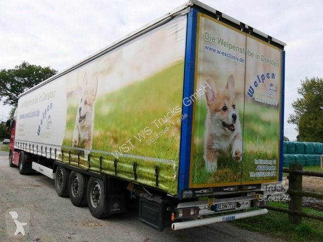 Semitrailer Krone SDP27 Profiliner Edscher  XL Top