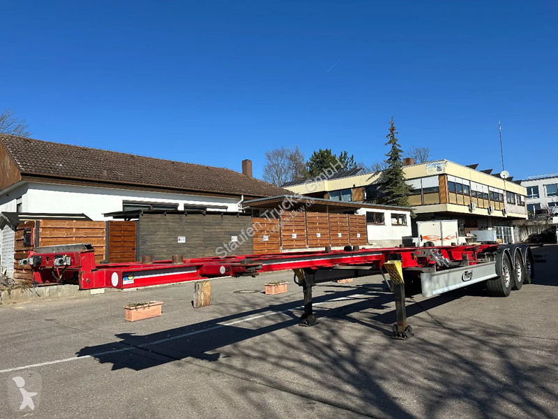 Semitrailer Fliegl Containerchassis für 2...