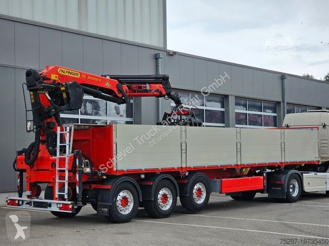 Oplegger Pritsche 10,50m + Palfinger PK30002 /...