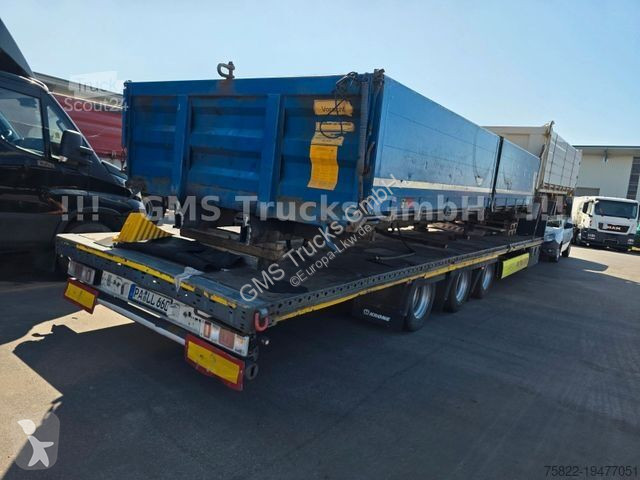 Semiremorca Krone Tieflader Maschinen Transport