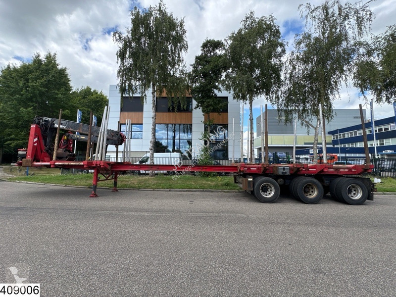 Oplegger Billaud Chassis Wood transport,...