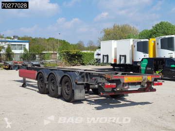 Semi remorque porte containers Van Hool