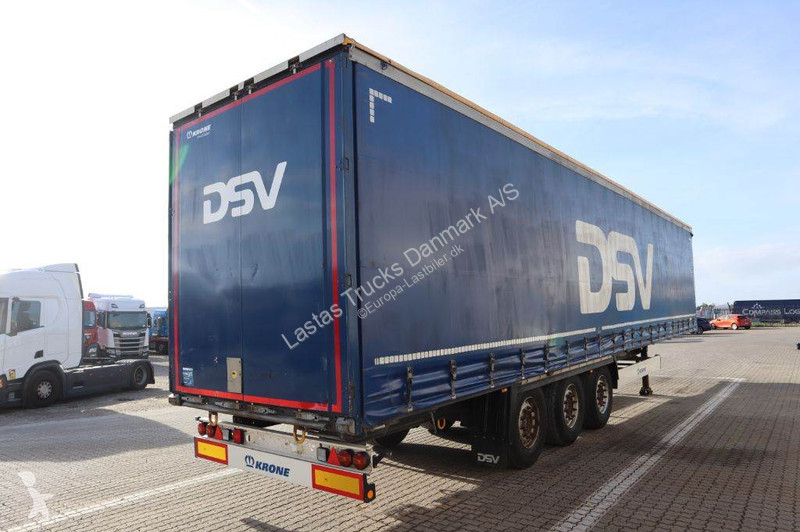 Oplegger Krone 3 axle curtainside trailer