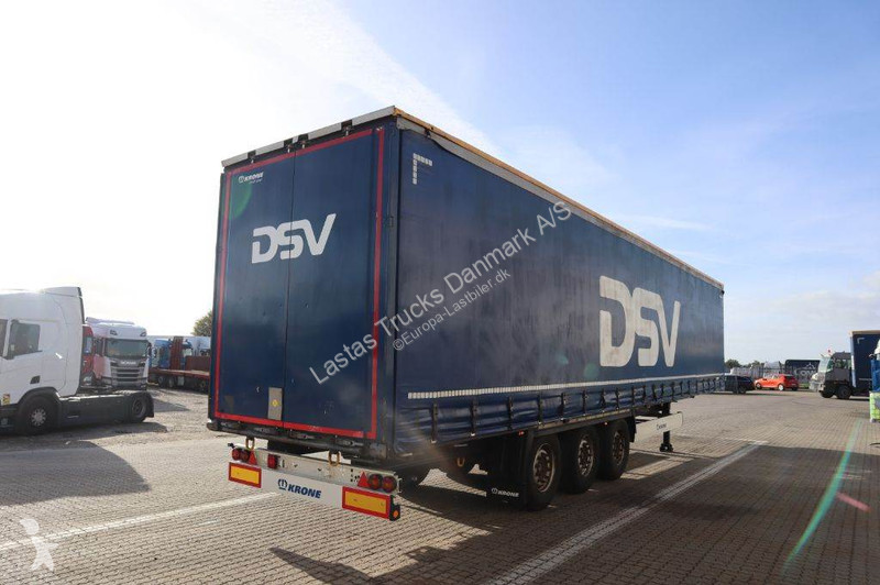 Sættevogn Krone 3 axle curtainside trailer