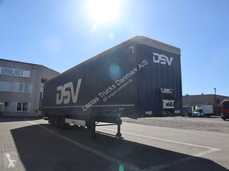 Sættevogn Krone 3 axle curtainside trailer