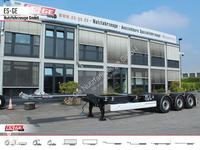 Semitrailer Wielton 3-Achs-Containerchassis -...