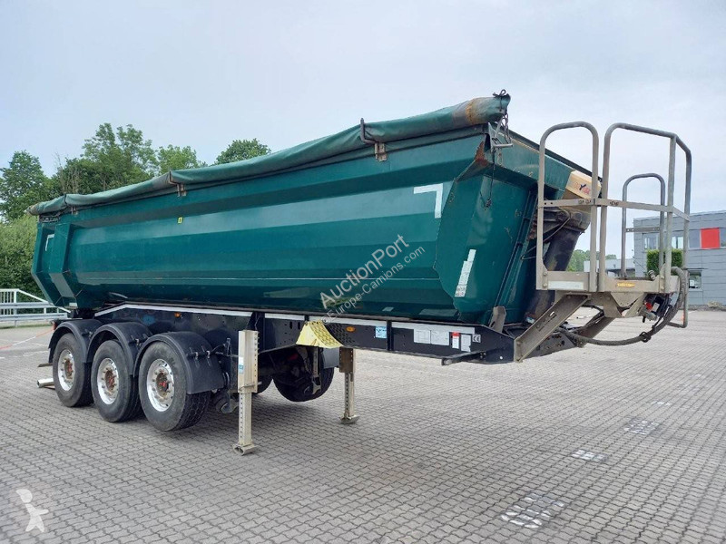 Semitrailer  Kipper Stahlrundmulde
