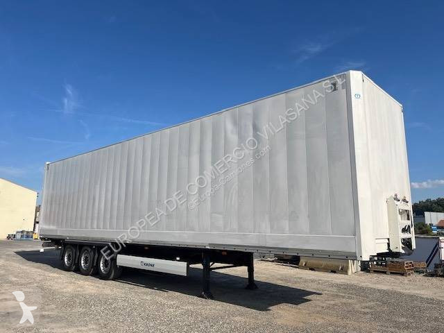 Semitrailer Krone furgon textil
