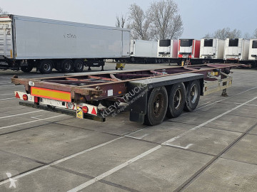 Semitrailer containertransport Van Hool
