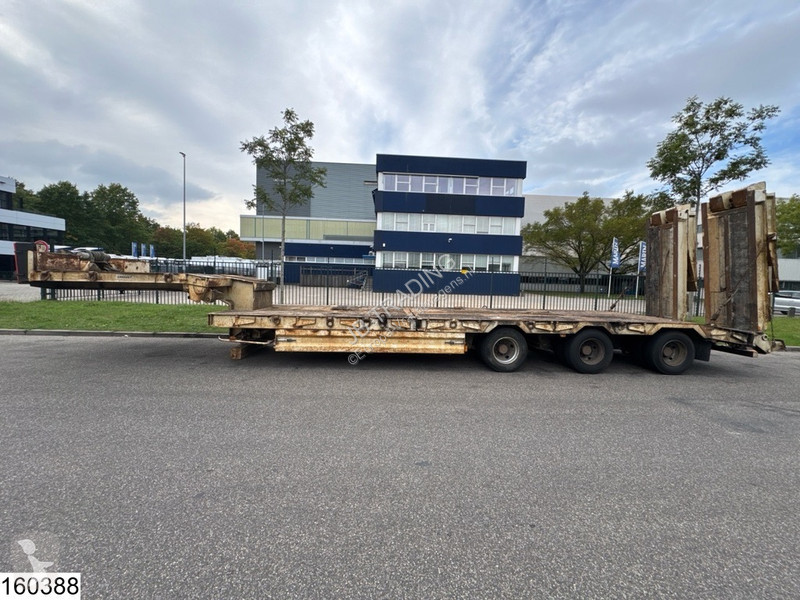 نصف مقطورة Louault Lowbed 54.000 kg, Steering...