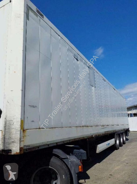 نصف مقطورة Krone Trailer Van Steel Keyhole...