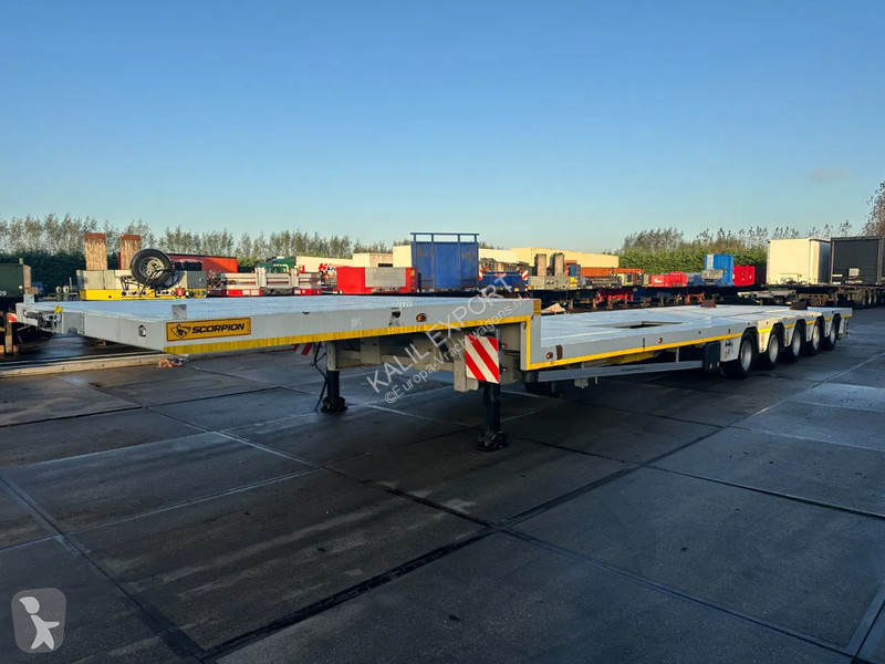 نصف مقطورة Scorpion Low bed / Port Char 5 Axle...