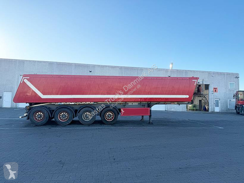 Semi remorque Kel-Berg Tipper / Alukastenmulde...