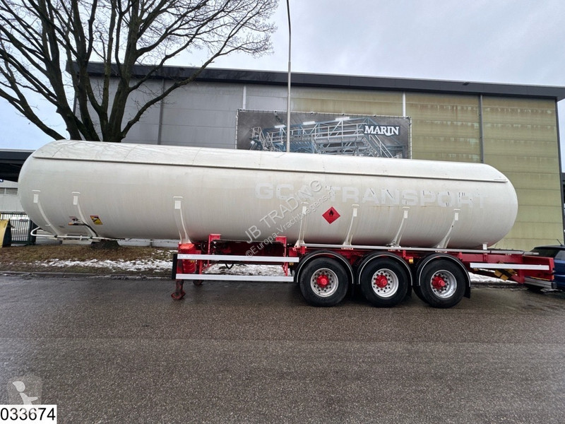نصف مقطورة Burg Gas 50600 Liter, LPG GPL gas...