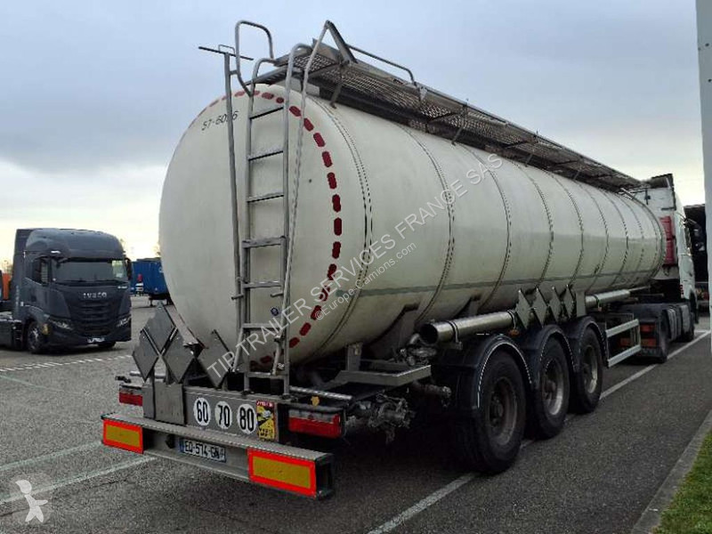 Semi remorque  Trailer Tanker Chemical 37 M3...