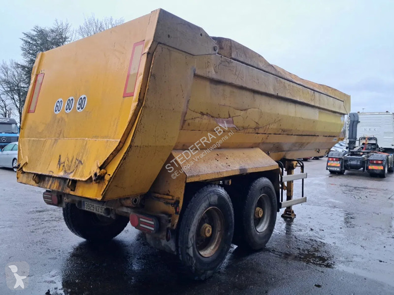 نصف مقطورة Kaiser 2 axle , Steel tipper trailer...
