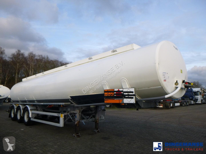 نصف مقطورة LAG Fuel tank alu 44.4 m3 / 6 comp +...