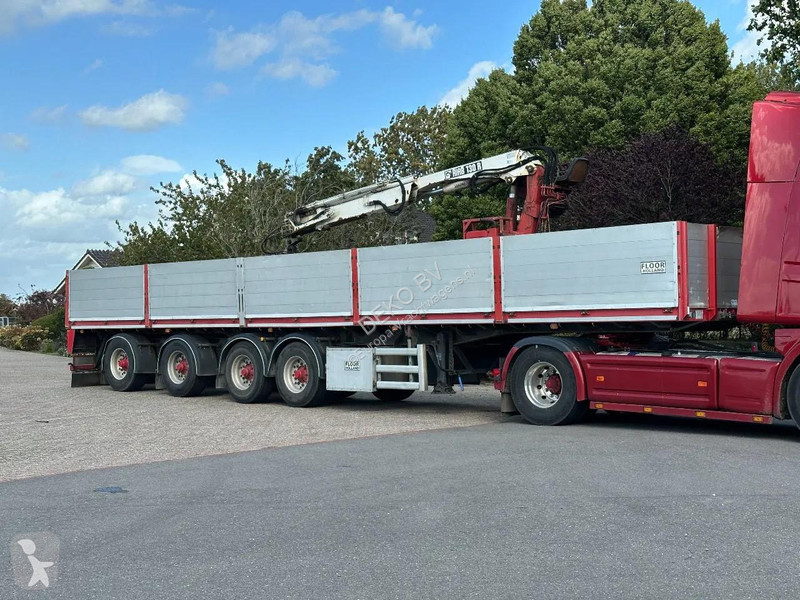 نصف مقطورة Floor 4 assen 130r KLEM 4 assen Hiab...