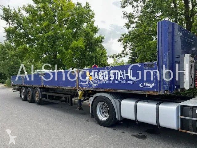 نصف مقطورة Fliegl BPW/Lenk + Liftachse...