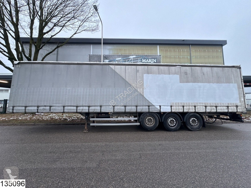 نصف مقطورة Lecitrailer Tautliner Lift axle