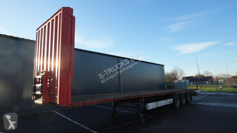 نصف مقطورة Krone Flatbed trailer