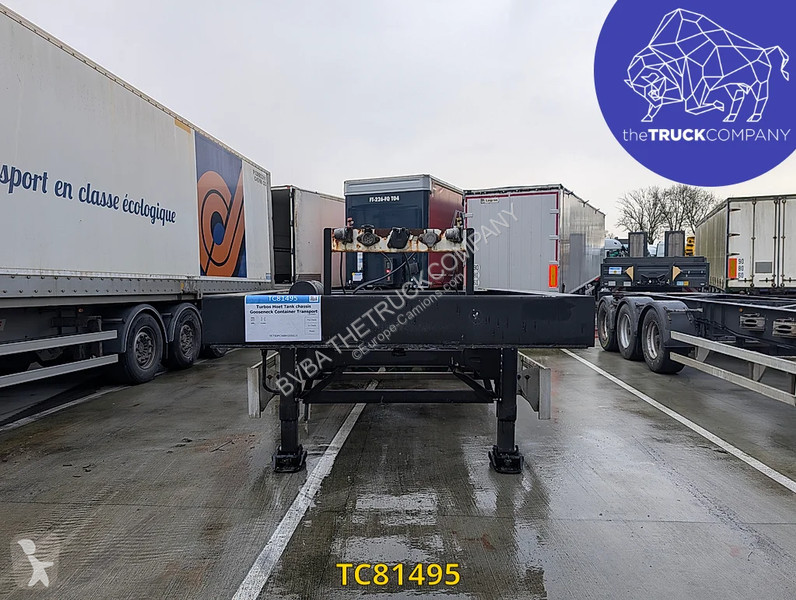 نصف مقطورة  Tank chassis Gooseneck