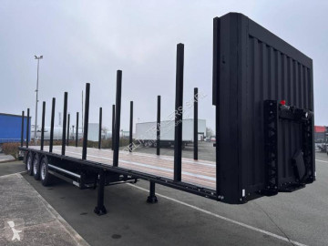 Semi remorque Kögel Plateau avec ranchers et plancher bois dur oméga - Disponible