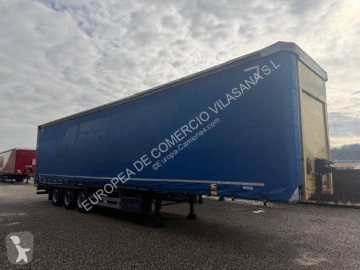 Semitrailer skjutbara ridåer (flexibla skjutbara sidoväggar) Lecitrailer