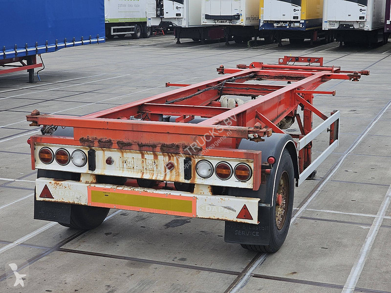 نصف مقطورة Dapa 20 FT CONTAINER 1 AXLE BPW DRUM