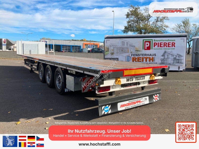 Sættevogn WebTrailer PRSH27 Plateauauflieger