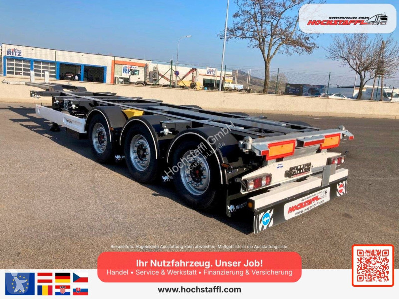 نصف مقطورة Wielton 45 Containerchassis