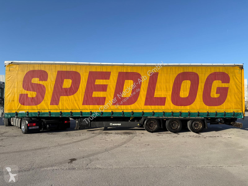 Semi remorque Krone   3Achs MEGA Staplerhalter...