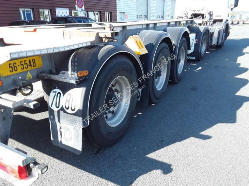 Semirimorchio Van Hool Trailer Chassis Tank 1x 20'