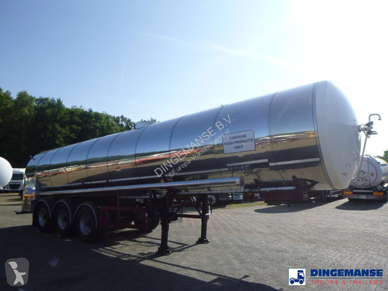 نصف مقطورة Feldbinder Food tank inox 30 m3 / 1...
